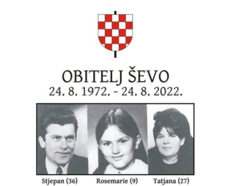 50. godišnjica ubojstva obitelji Ševo