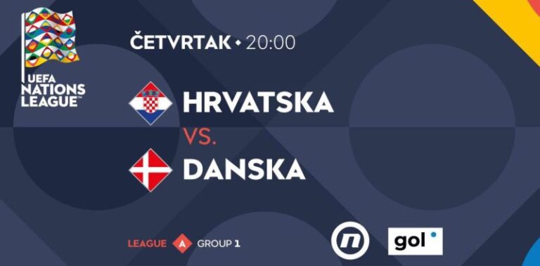 Hrvatska nogometna reprezentacija večeras igra protiv Danske