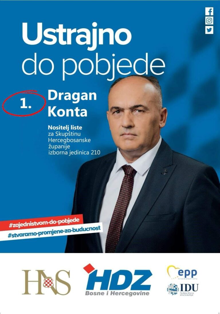 Dragan Konta demantira HNP, ima li HDZ BiH ipak najviše glasova u HBŽ?