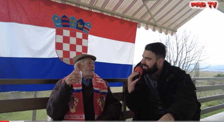 Najstariji navijač Hrvatske Ilija Gudelj za PRO TV