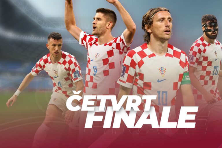 Hrvatska u četvrtfinalu, raspored svih utakmica nokaut-faze