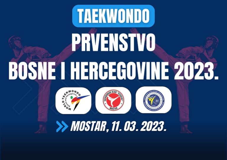 Prvenstvo BiH u taekwondou održat će se u Mostaru