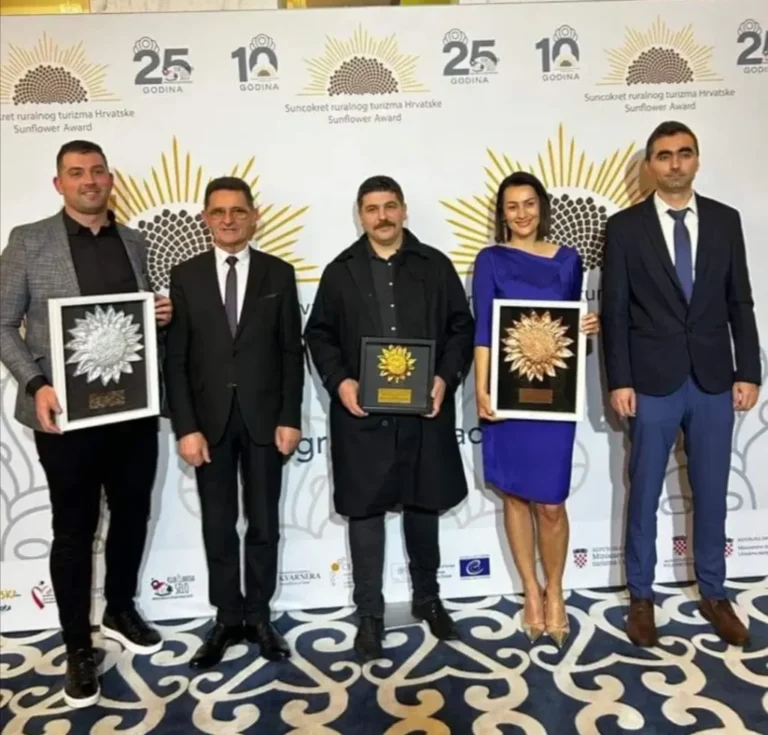 Četiri nagrade „ Suncokret ruralnog turizma Hrvatske – Sunflower Award 2022 „ osvojili kandidati s prostora HBŽ-a