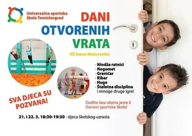 Dan otvorenih vrata Univerzalne sportske škole Tomislavgrad