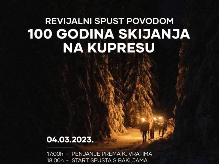 Revijalni spust povodom 100 godina skijanja na Kupresu