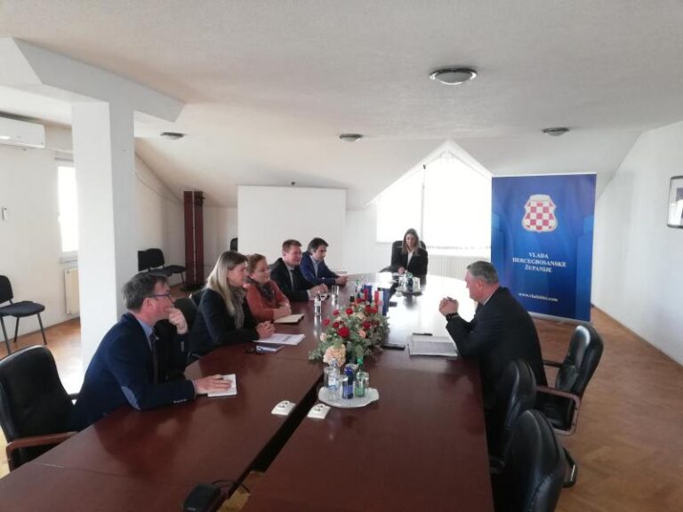 Veleposlanici Švedske, Finske, Slovenije i predstavnik EU Delegacije u Bosni i Hercegovini u radnoj posjeti Hercegbosanskoj županiji