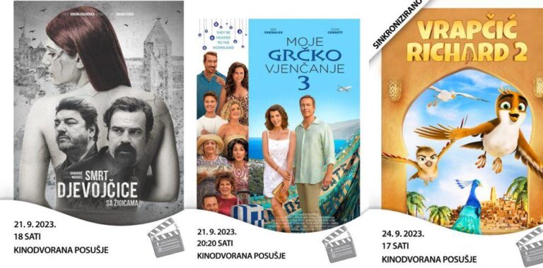 KINODVORANA POSUŠJE: prve digitalne projekcije hit filmova kreću ovog četvrtka!