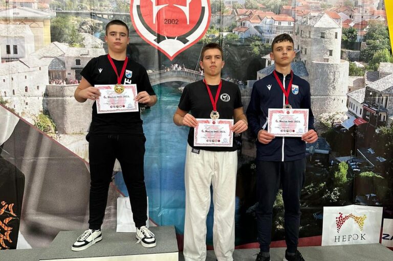 Čak 20 medalja za karate klub Široki Brijeg na 6. Mostar Open