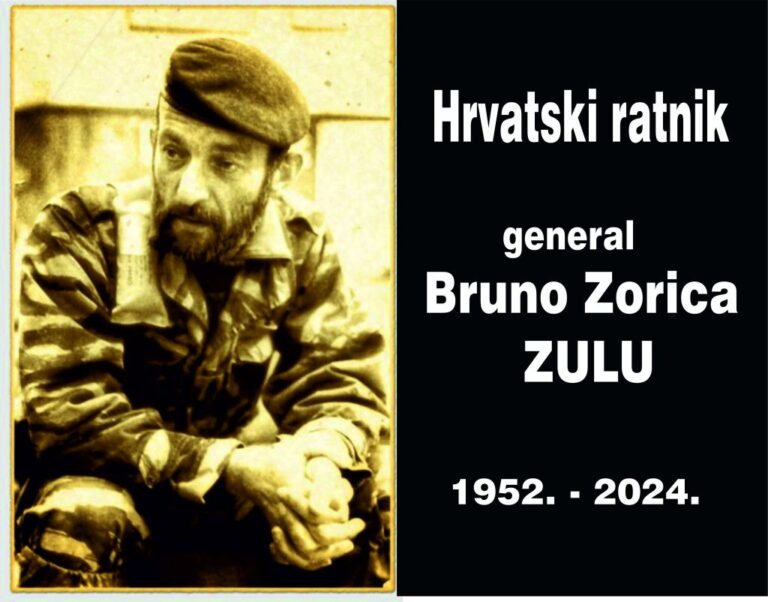 Preminuo je Bruno Zorica Zulu, ratni zapovjednik Bojne Frankopan