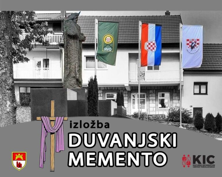 Najava: KIC i Općina Tomislavgrad organiziraju izložbu “Duvanjski memento”