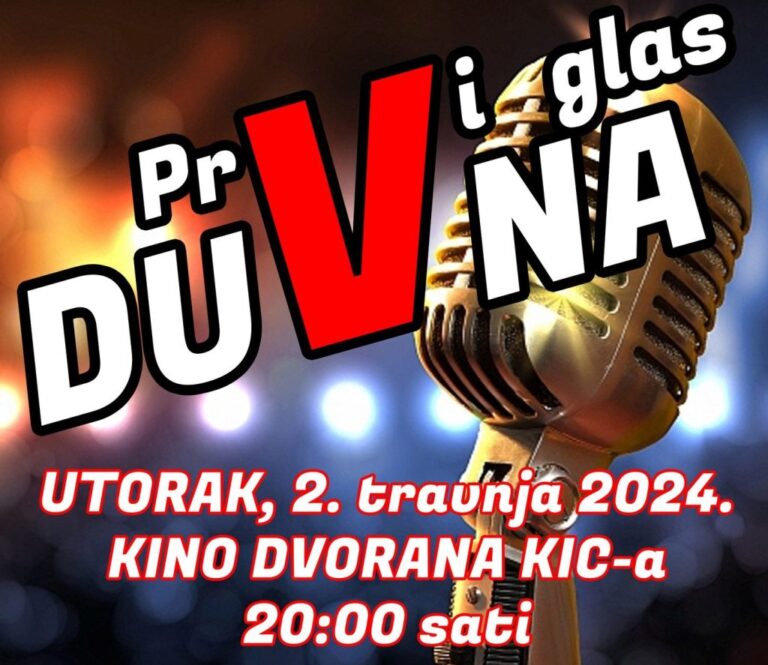 Uskoro “Prvi glasa Duvna 2024.”, ulaznice u prodaji