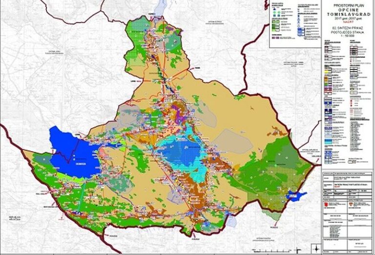 Javni poziv na prezentaciju Nacrta prostornog plana općine Tomislavgrad za razdoblje od 2017. – 2037. godine