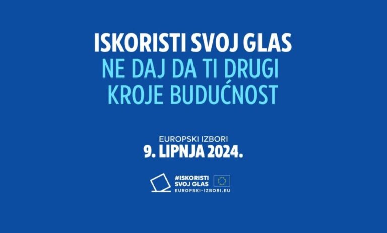 Objava biračima za izbore za članove u Europski parlament iz Republike Hrvatske