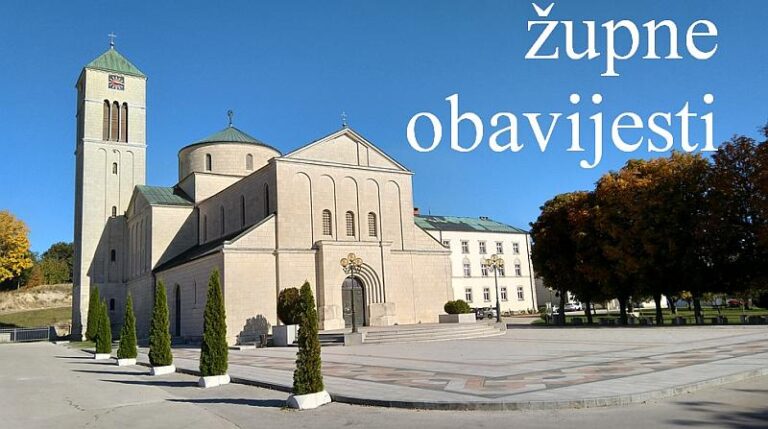 Tomislavgrad: Župne obavijesti