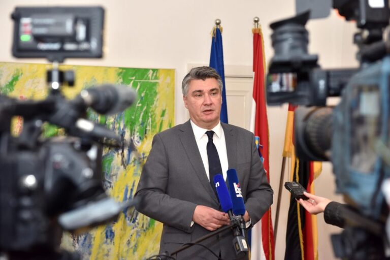 Predsjednik Milanović: Izražavam sućut obiteljima ubijenih, šokirao me je divljački nezapamćeni zločin u Daruvaru