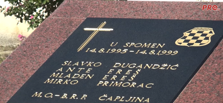 U VOJARNI BOŽAN ŠIMOVIĆ OBILJEŽENA 29 OBLJETNICA POGIBIJE ČETVORICE LJUBUŠAKA