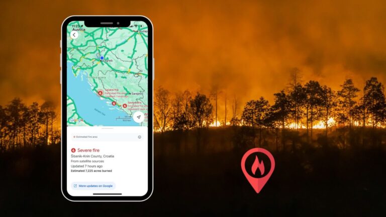 Google Karte od sada omogućuju praćenje požara u BiH i Hrvatskoj