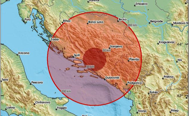 Dva potresa u manje od 10 minuta pogodila Hercegovinu