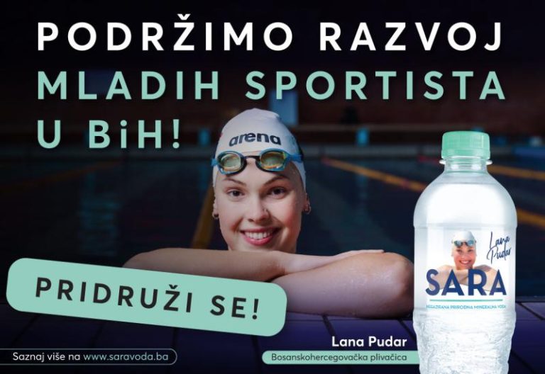 POKRENUTA INICIJATIVA Dio prihoda od prodaje vode usmjeren za razvoj plivačkih klubova širom zemlje