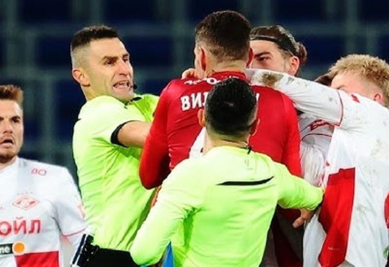 TRI CRVENA KARTONA: Tučnjava na utakmici CSKA – Spartak Moskva