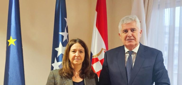 Čović i veleposlanica Castellani razgovarali o europskoj perspektivi BiH i jačanju bilateralnih odnosa