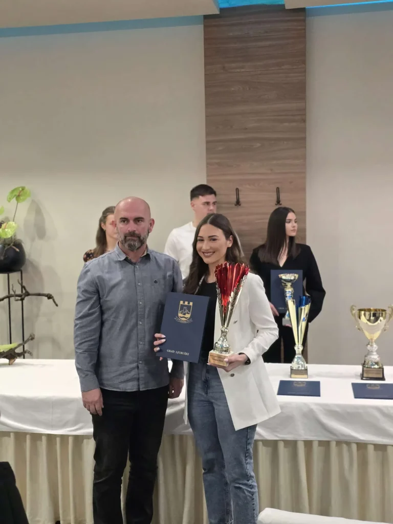 Dragana Matić proglašena najboljom sportašicom Ljubuškog za 2024. godinu