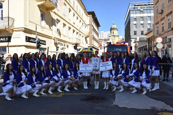 Ljubuške mažoretkinje zasjale na Riječkom karnevalu