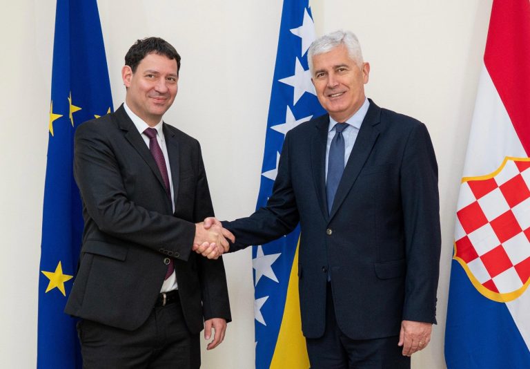 Predsjednik Čović s posebnim predstavnikom za Zapadni Balkan Frangešom: europski put i izmjene izbornog zakonodavstva