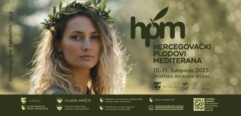 NAJAVA: 17. izdanje Hercegovačkih plodova Mediterana 10. i 11. listopada u Stocu