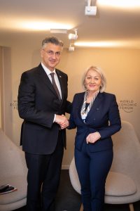 Predsjedateljica VM BiH Borjana Krišto na WEF-u u Davosu