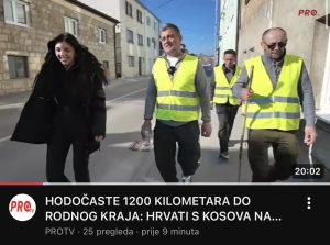 HODOČASTE 1200 KILOMETARA DO RODNOG KRAJA: HRVATI S KOSOVA NA PUTU PREMA LETNICI
