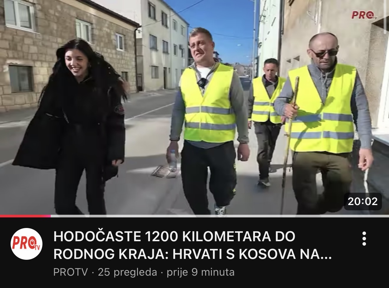 HODOČASTE 1200 KILOMETARA DO RODNOG KRAJA: HRVATI S KOSOVA NA PUTU PREMA LETNICI