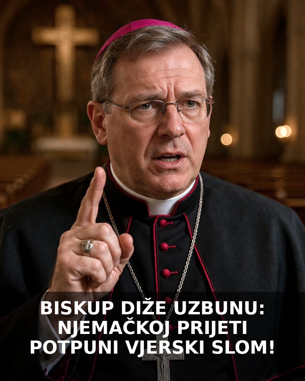 BISKUP DIŽE UZBUNU: NJEMAČKOJ PRIJETI POTPUNI VJERSKI SLOM!
