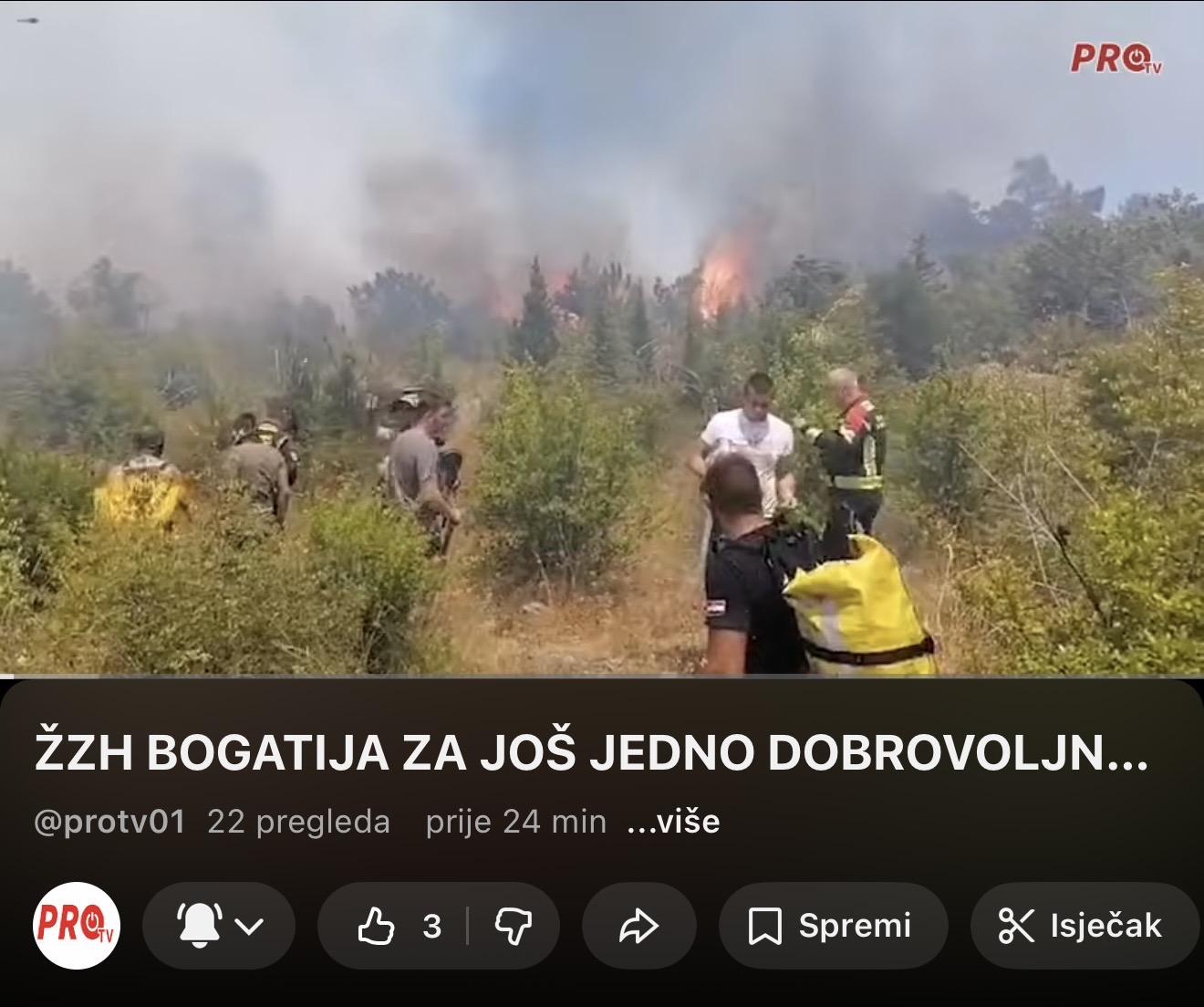 ŽZH BOGATIJA ZA JOŠ JEDNO DOBROVOLJNO VATROGASNO DRUŠTVO, PROVJERILI SMO I STANJE NA POŽARIŠTIMA