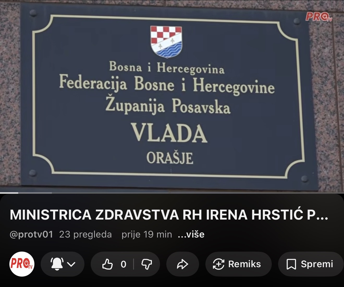 MINISTRICA ZDRAVSTVA RH IRENA HRSTIĆ POSJETILA ORAŠJE