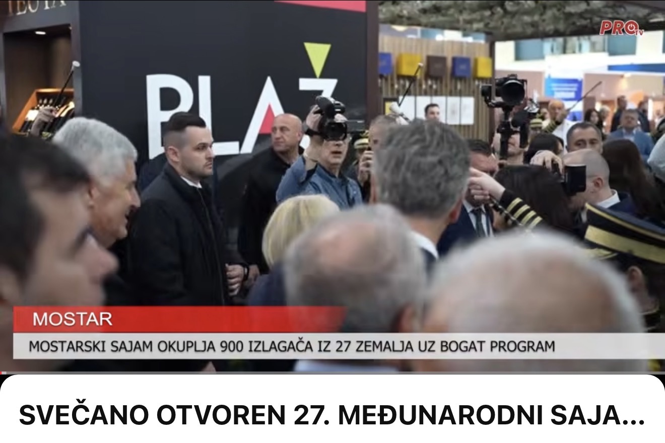 SVEČANO OTVOREN 27. MEĐUNARODNI SAJAM GOSPODARSTVA U MOSTARU