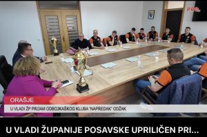 U VLADI ŽUPANIJE POSAVSKE UPRILIČEN PRIJEM ODBOJKAŠKOG KLUBA “NAPREDAK” ODŽAK