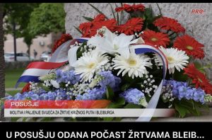 U POSUŠJU ODANA POČAST ŽRTVAMA BLEIBURGA I KRIŽNOG PUTA
