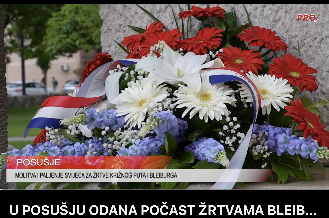 U POSUŠJU ODANA POČAST ŽRTVAMA BLEIBURGA I KRIŽNOG PUTA
