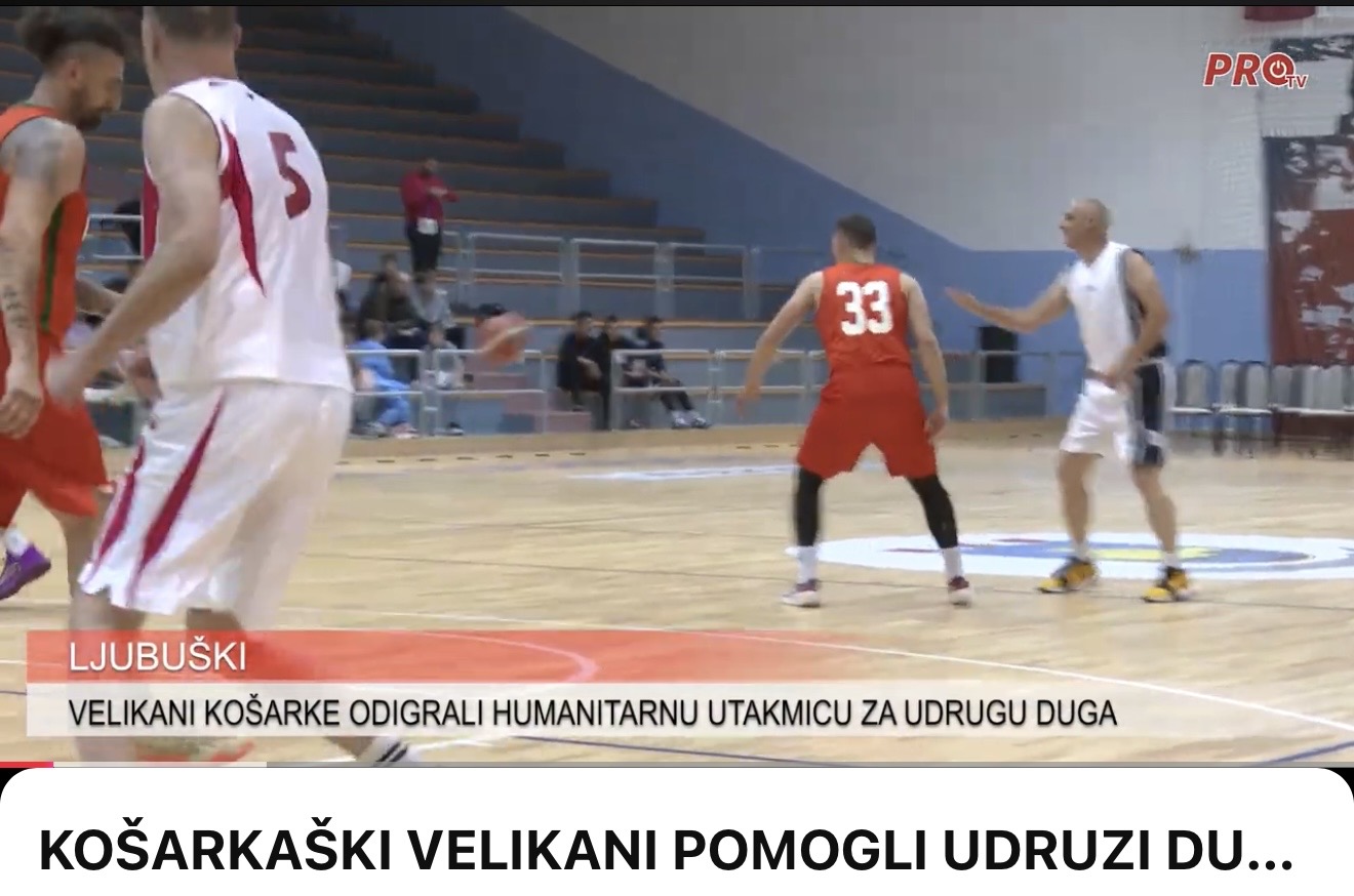 KOŠARKAŠKI VELIKANI POMOGLI UDRUZI DUGA