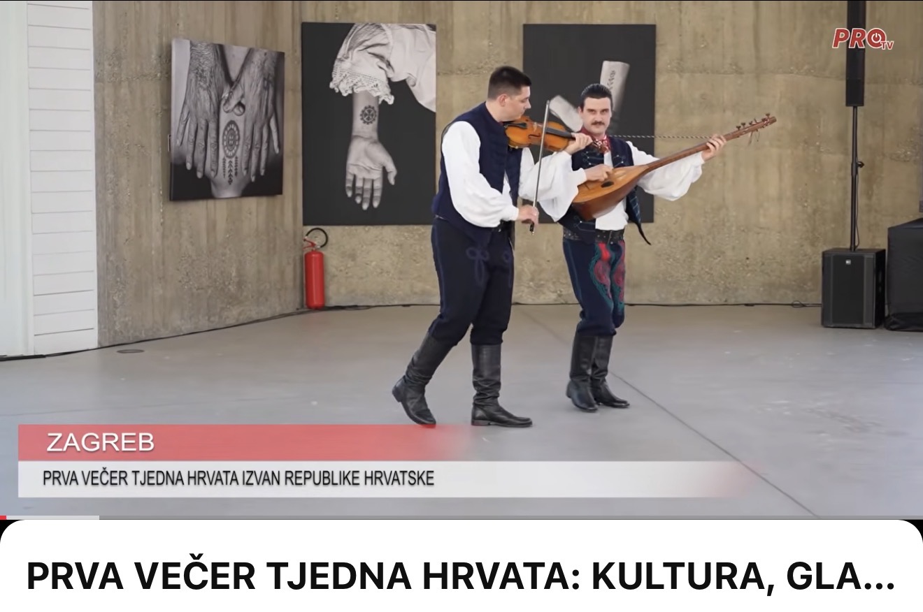 PRVA VEČER TJEDNA HRVATA: KULTURA, GLAZBA I ZAJEDNIŠTVO HRVATA IZVAN RH