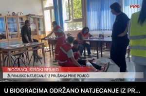 U BIOGRACIMA ODRŽANO NATJECANJE IZ PRUŽANJA PRVE POMOĆI