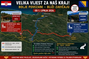 Dobra vijest za naš kraj – otvaraju se nove mogućnosti za lakše putovanje i bolju povezanost!  Bolje povezani bliže zavičaju!