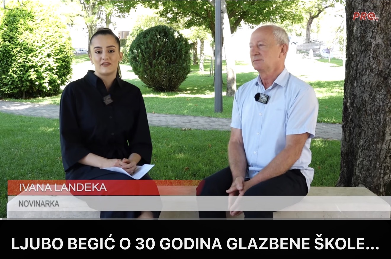 LJUBO BEGIĆ O 30 GODINA GLAZBENE ŠKOLE POSUŠJE I PLANOVIMA ZA BUDUĆNOST