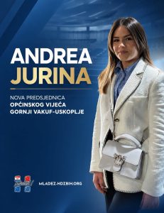 Andrea Jurina izabrana za predsjednicu Općinskog vijeća Gornji Vakuf-Uskoplje