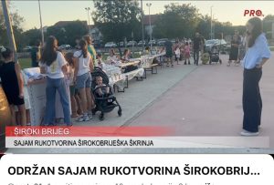 ODRŽAN SAJAM RUKOTVORINA ŠIROKOBRIJEŠKA ŠKRINJA