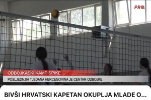 BIVŠI HRVATSKI KAPETAN OKUPLJA MLADE ODBOJKAŠICE U HERCEGOVINI