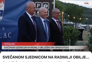 SVEČANOM SJEDNICOM NA RADIMLJI OBILJEŽEN DAN GRADA STOCA