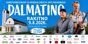 Dalmatino stiže u Sutinu: Veliki dobrotvorni koncert za obnovu crkve sv. Ante Padovanskog!