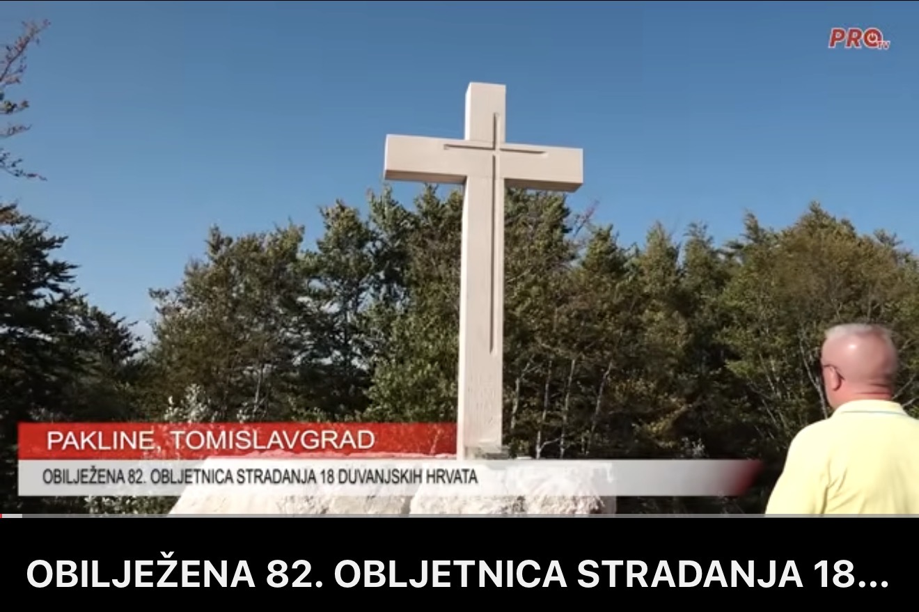OBILJEŽENA 82. OBLJETNICA STRADANJA 18 DUVANJSKIH HRVATA